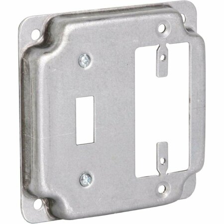 SOUTHWIRE Electrical Box Cover, Square, Galvanized Steel G1948-UPC